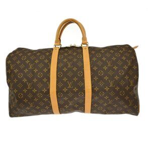 LOUIS VUITTON KEEPALL 55 TRAVEL HANDBAG MONOGRAM M41424 FL0959 YQ04579